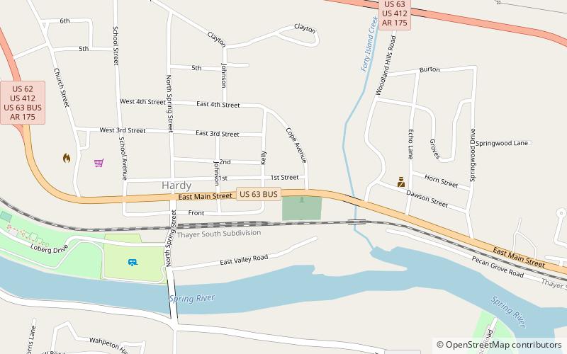 David L. King House location map