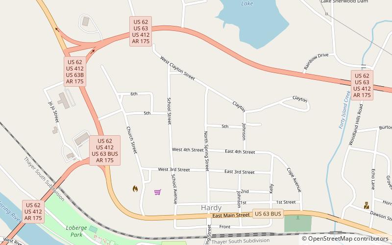 William Shaver House location map