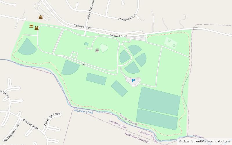Moss-Wright Park location map