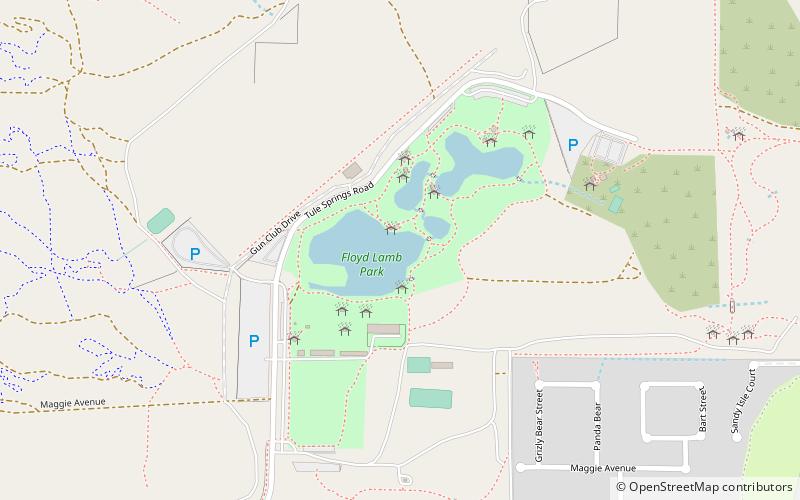 Floyd Lamb Park at Tule Springs location map