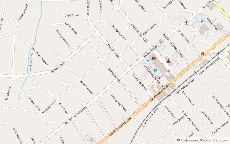 Maria Parham Hospital location map