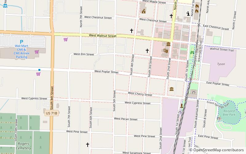 Parks-Reagan House location map