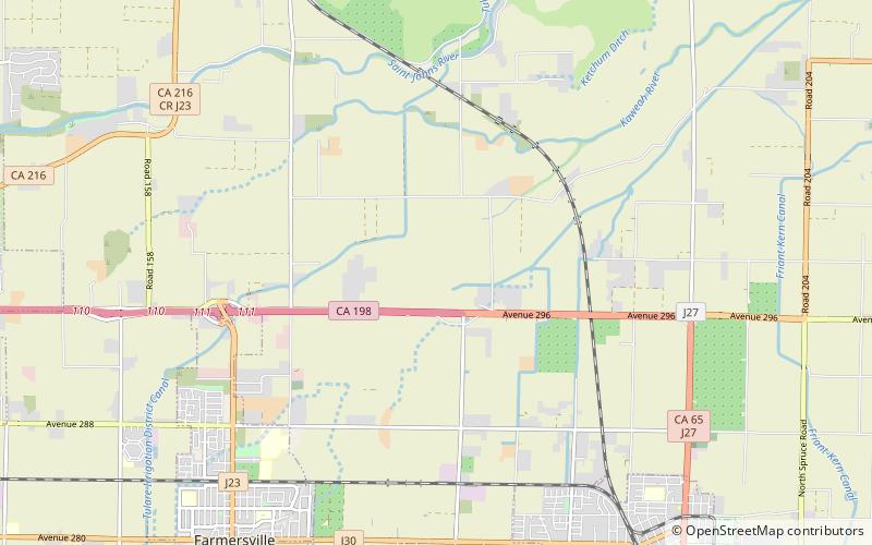 Kaweah Oaks Preserve location map