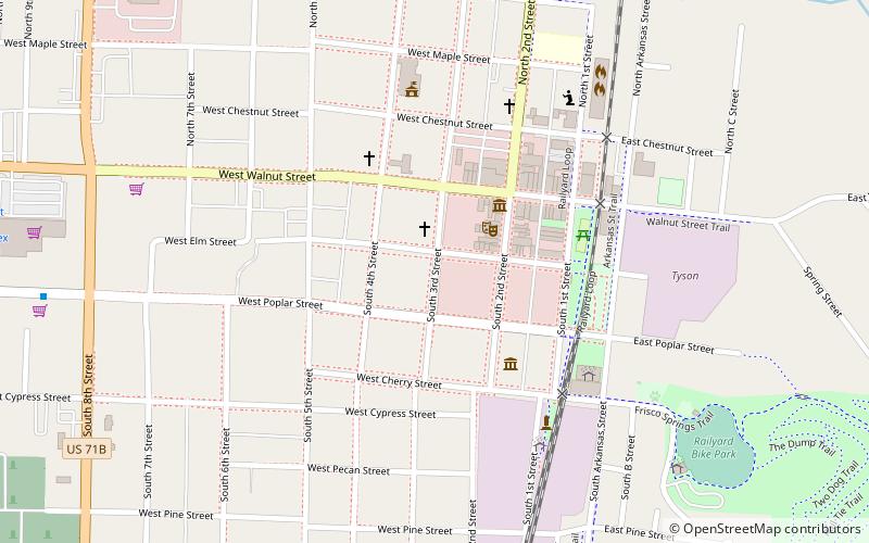 Stroud House location map