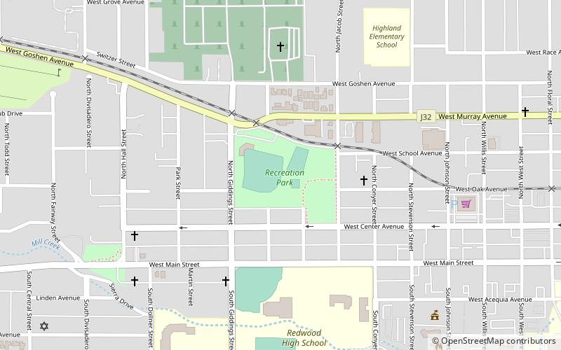 Recreation Park location map
