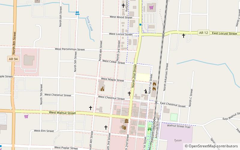 Myler House location map