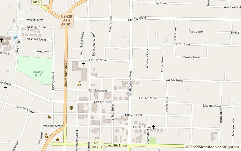 Case-Shiras-Dearmore House location map