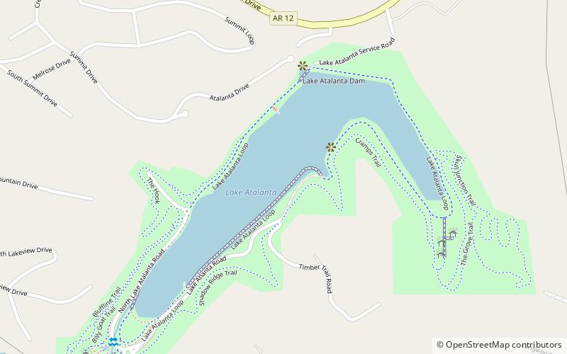Lake Atalanta location map