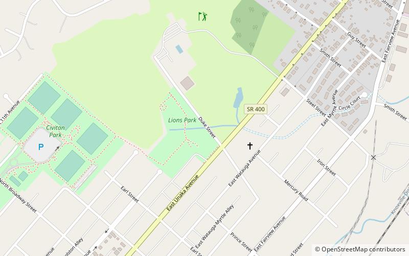 Lions Park location map
