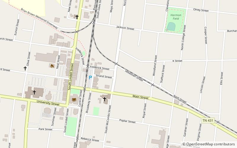 Ivandale location map