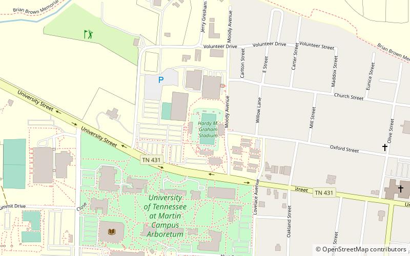 Graham Stadium location map