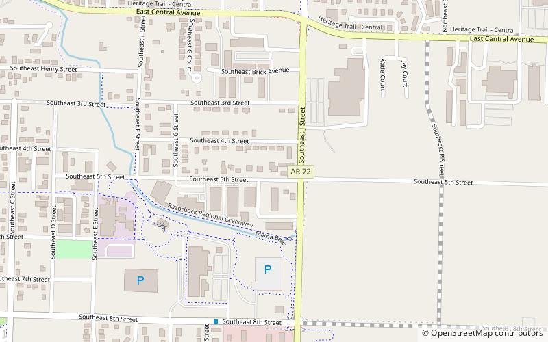 Col. Young House location map