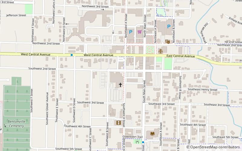 Jackson House location map