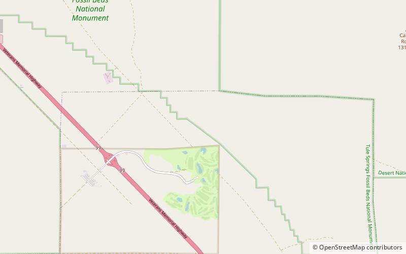 Tule Springs Fossil Beds National Monument location map