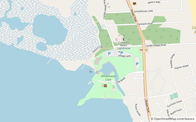 Outer Banks Center for Wildlife Education location map