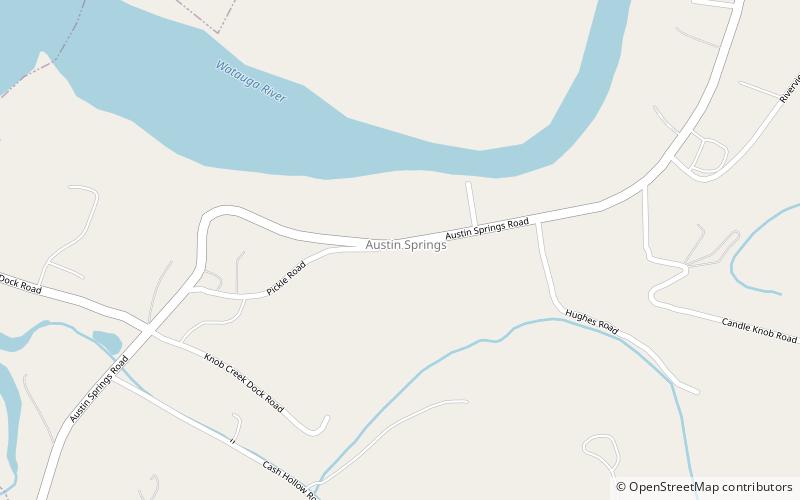 austin springs johnson city location map