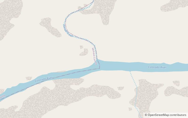 Kanab Creek Trail location map