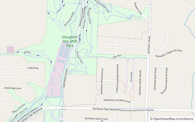 Benton County Poor Farm Cemetery location map