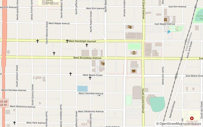 Enid Masonic Temple location map