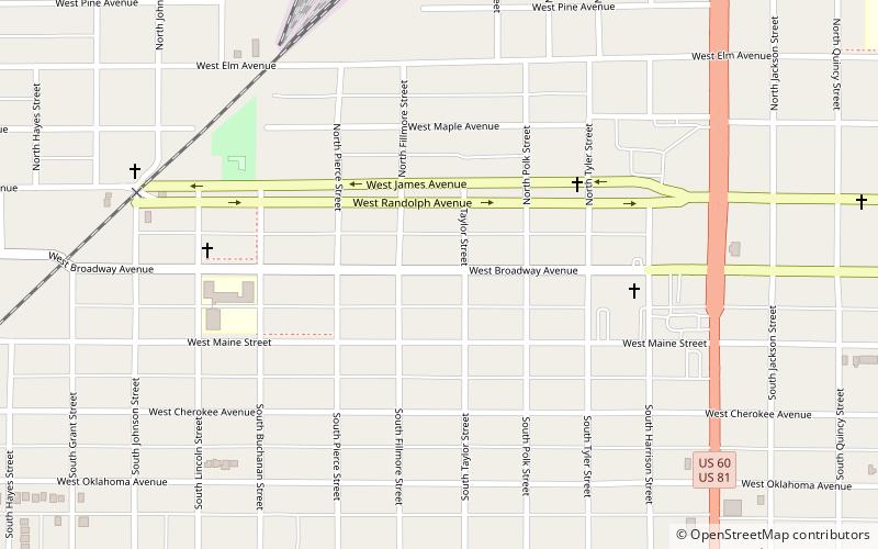 Waverley Historic District location map