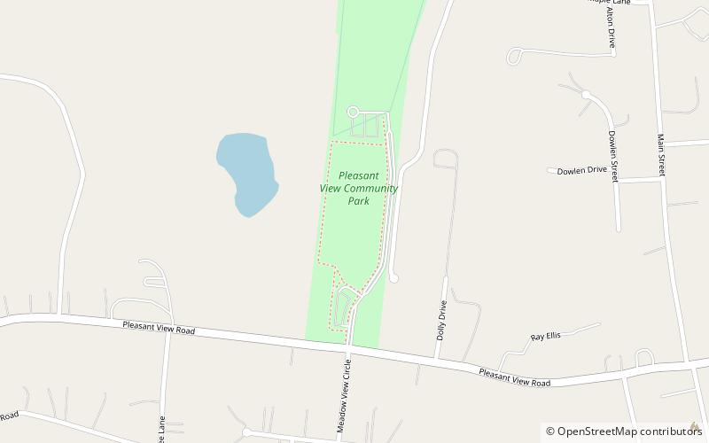 Pleasant View Community Park location map