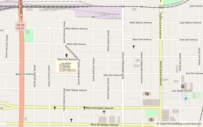 Kenwood Historic District location map