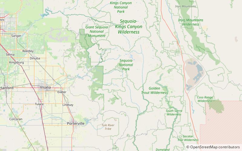 eagle lake sequoia and kings canyon national parks location map