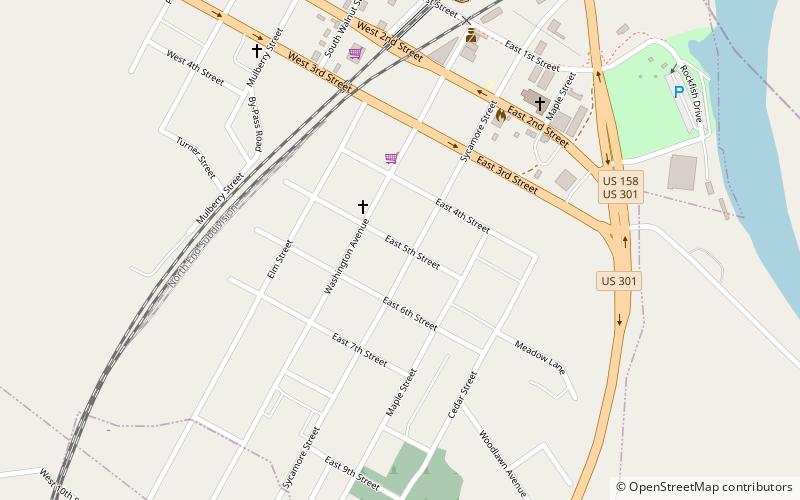 Weldon Historic District location map