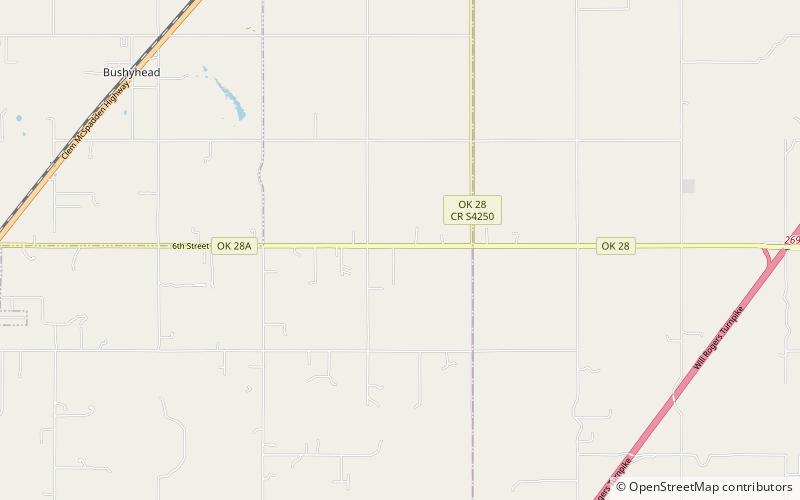 Ed Galloway's Totem Pole Park location map