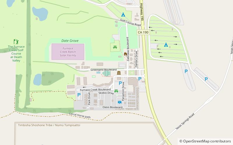 Furnace Creek location map