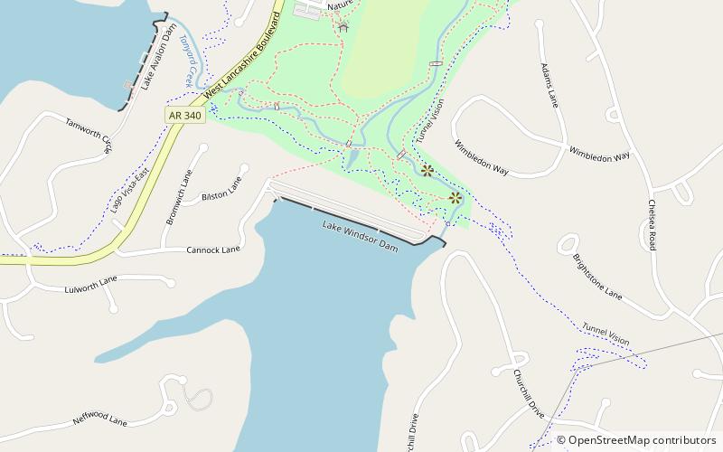 Lake Windsor location map