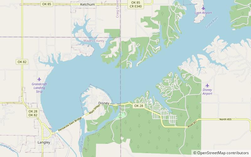 park stanowy disney little blue park stanowy cherokee location map