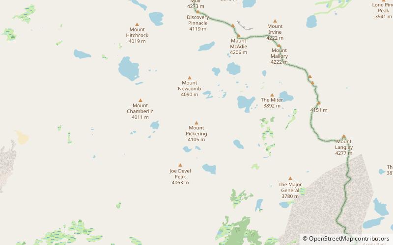 Mount Pickering location map