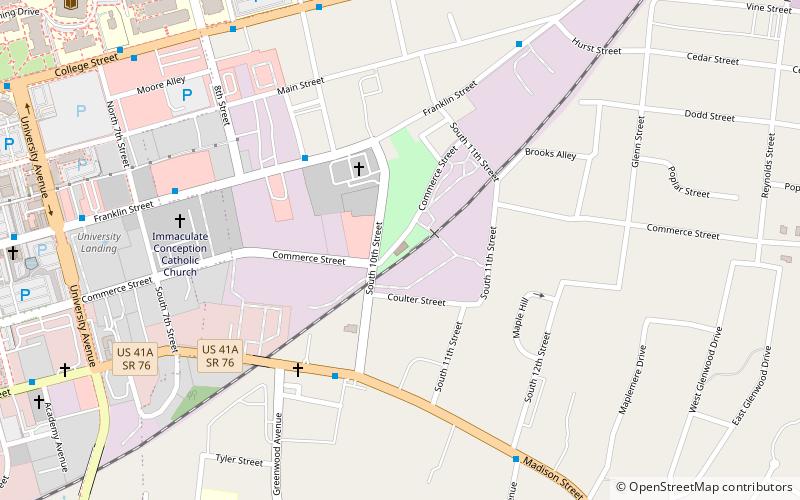L & N Train Station location map
