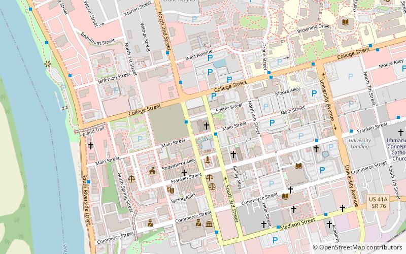 First Presbyterian Church location map