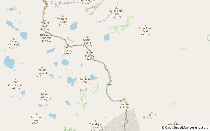 Mount Le Conte location map