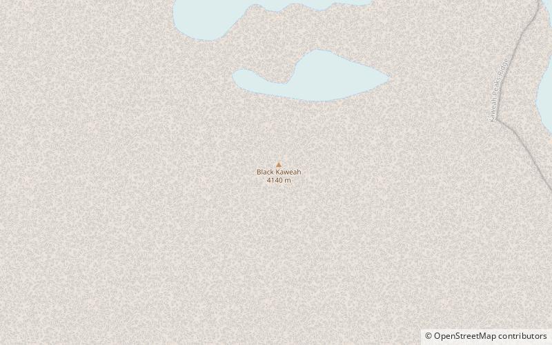Black Kaweah location map