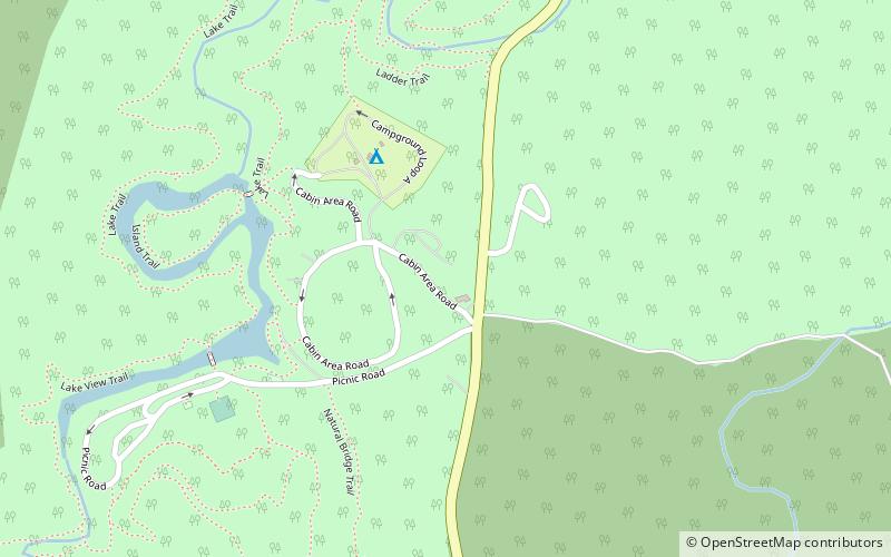 Pickett State Park location map