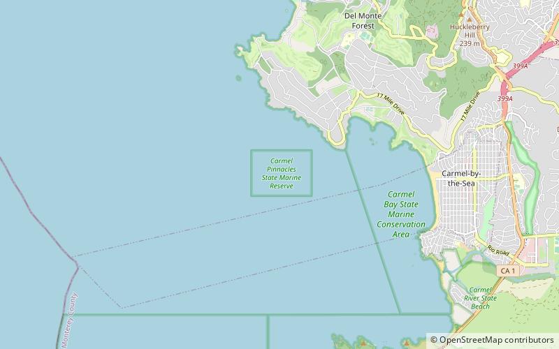 Rezerwat Morski Carmel Pinnacles location map