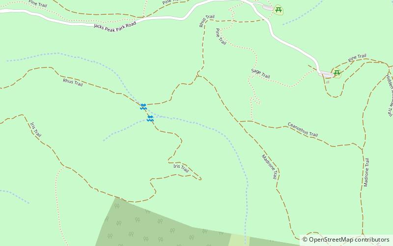 Jacks Peak Park location map