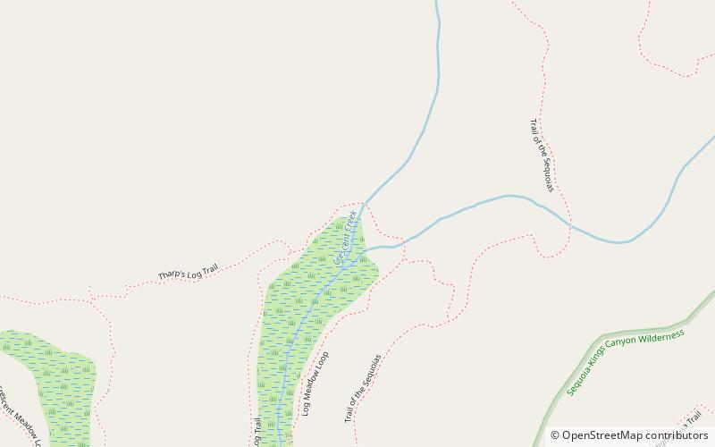 Tharp's Log location map