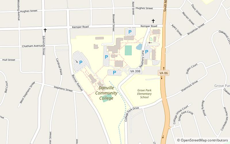 danville community college location map