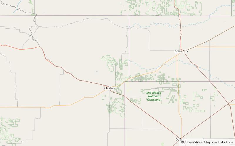 murphy lake kiowa national grassland location map
