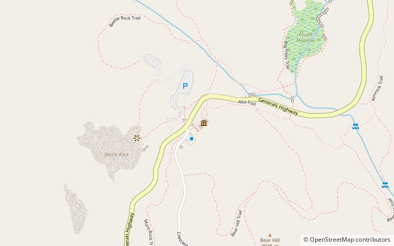 District historique de Giant Forest Village-Camp Kaweah location map