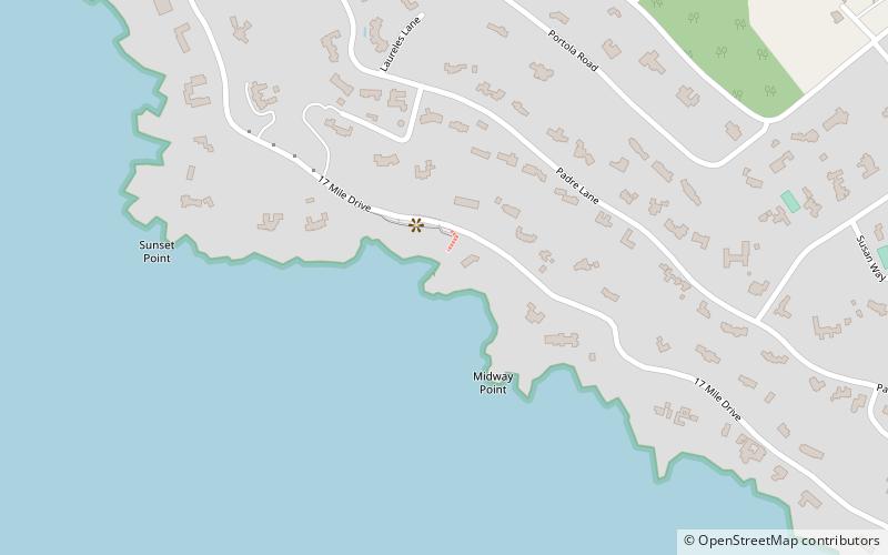 Lone Cypress location map