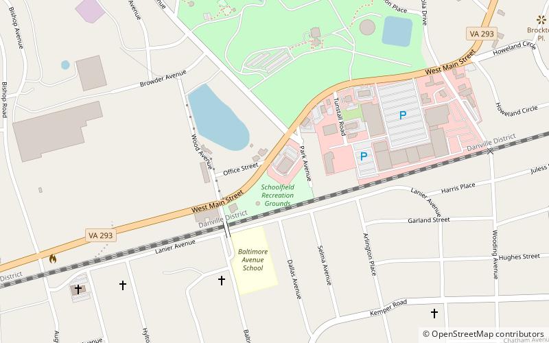 Schoolfield Welfare Building location map