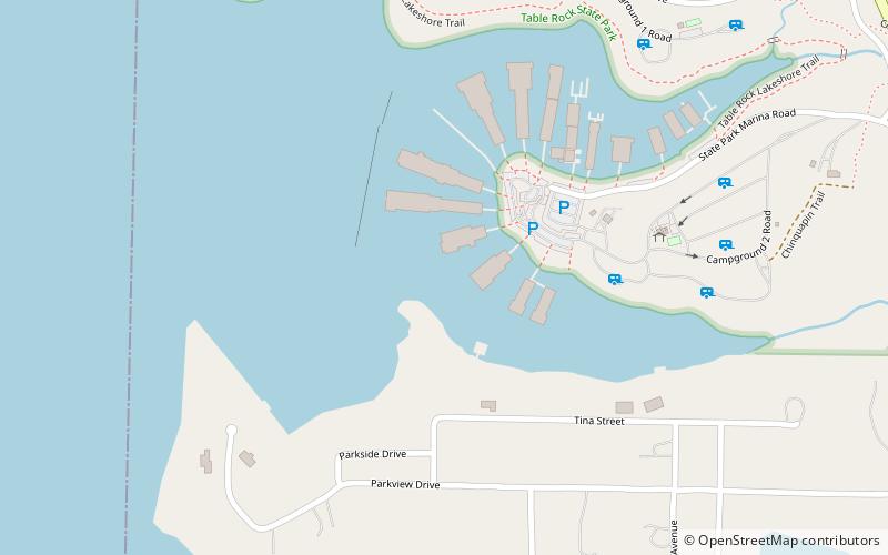 State Park Marina location map