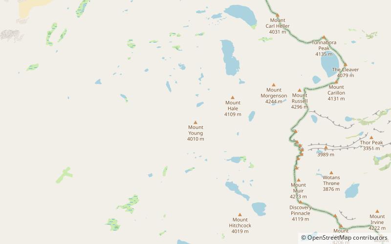 Mount Young location map