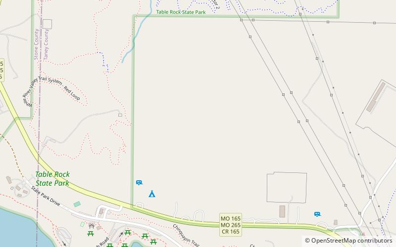 Table Rock State Park location map