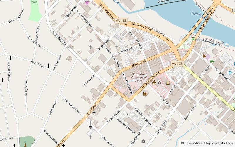 Hotel Danville location map